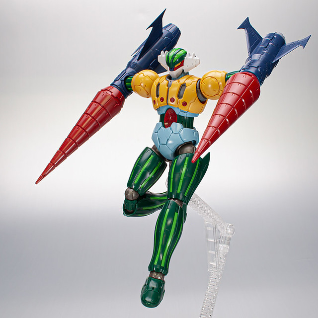 พรีวิวการต่อประกอบ HG 1/144 Steel Jeeg (INFINITISM)