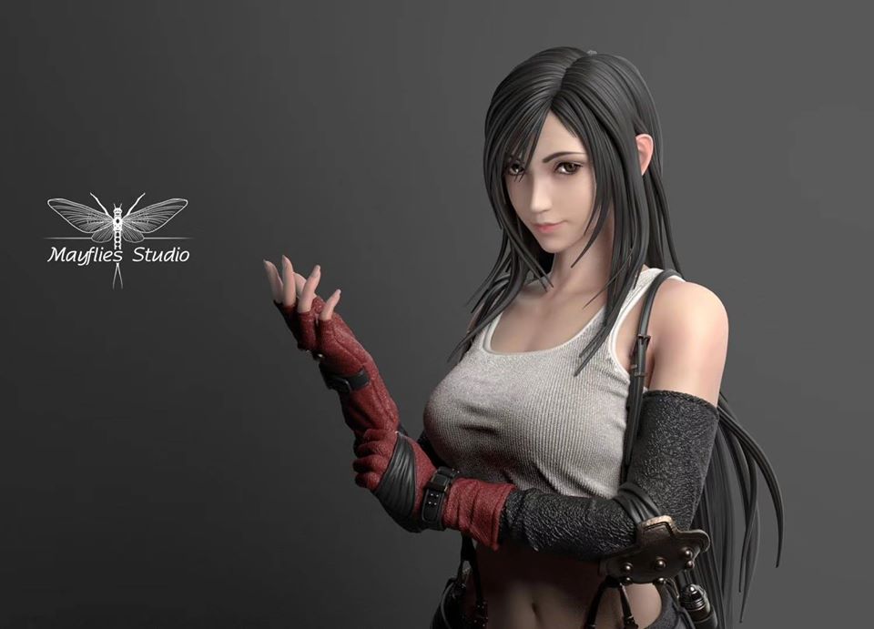 ภาพซีจีต้นแบบงานปั้นงาม ๆ ของ Tifa Lockhart จากค่าย Mayfiles Studio