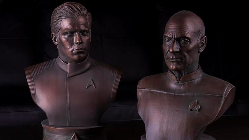 Chronicle Collectibles เปิดรับจองงานบัสขนาด 1/2 ่ของ Picard และ Pike จากซีรีส์สุดฮิต Star Trek